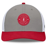 Casquette réglable Top of the World gris/Cardinal Stanford Cardinal Rob Trucker pour hommes