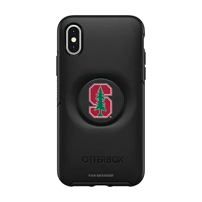 Stanford Cardinal OtterBox Otter + Pop Symmetry Series iPhone Case with Integrated PopSockets PopGrip