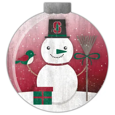 Stanford Cardinal 12'' Snow Globe Wall Art