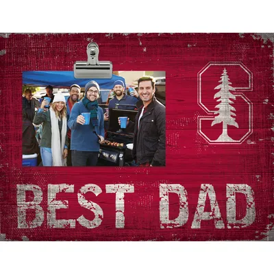 Stanford Cardinal 8'' x 10.5'' Best Dad Clip Frame