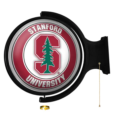 Stanford Cardinal Wordmark 21'' x 23'' Rotating Lighted Wall Sign