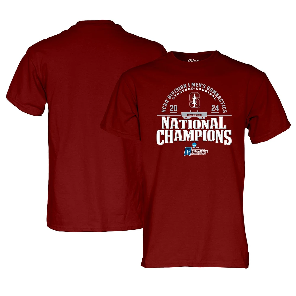 Unisex Blue 84 Cardinal Stanford 2024 NCAA Men's Gymnastics National Champions T-Shirt