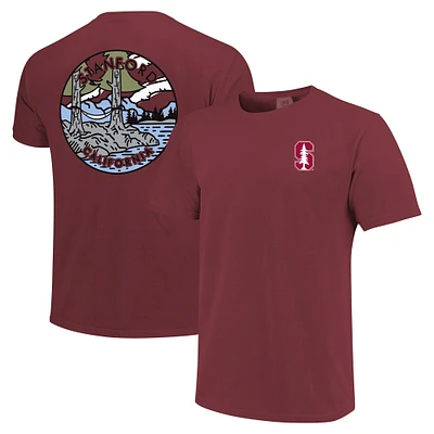 Unisex Cardinal Stanford Scenic Comfort Colors T-Shirt