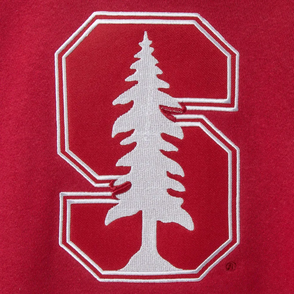 Women's Cardinal Stanford Team Big Logo Pullover Hoodie