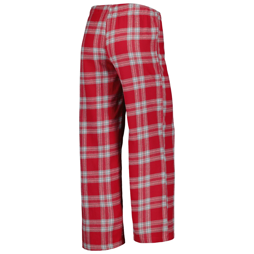 Women's Concepts Sport Cardinal/Gray Stanford Cardinal Badge T-Shirt & Flannel Pants Sleep Set