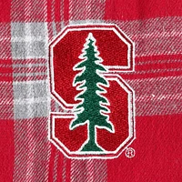 Women's Concepts Sport Cardinal/Gray Stanford Cardinal Badge T-Shirt & Flannel Pants Sleep Set