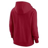 Women's Nike  Cardinal Stanford Club Fleece Pullover Hoodie
