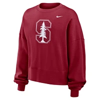 Sweat-shirt à enfiler surdimensionné Essential Cardinal Stanford pour femme Nike