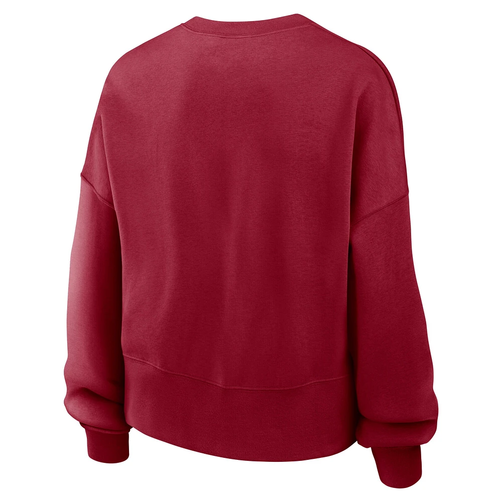 Sweat-shirt à enfiler surdimensionné Essential Cardinal Stanford pour femme Nike