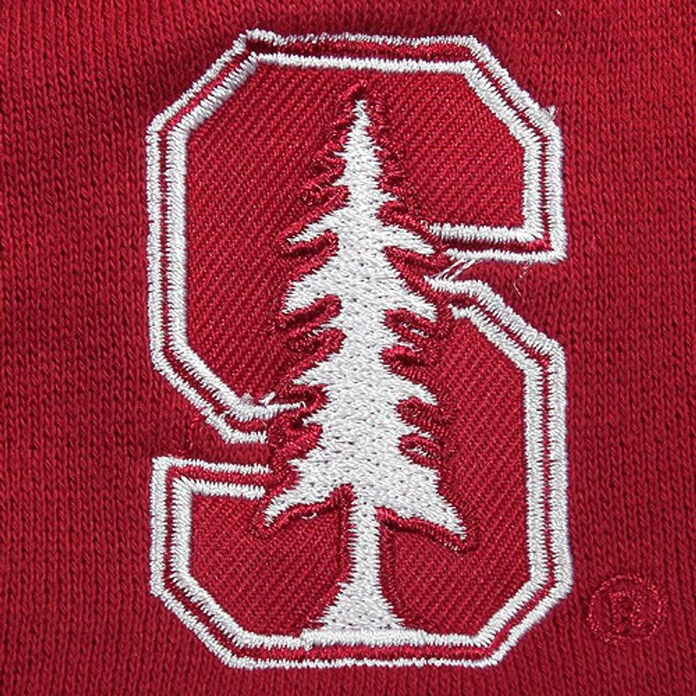 Women's Stadium Athletic Cardinal Stanford Arched Name Full-Zip Hoodie