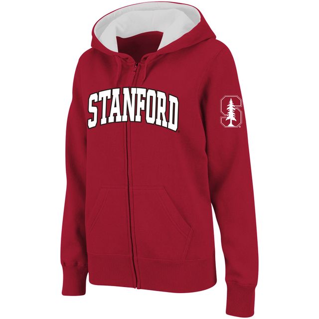 Sweat à capuche zippé Stadium Athletic Cardinal Stanford pour femme