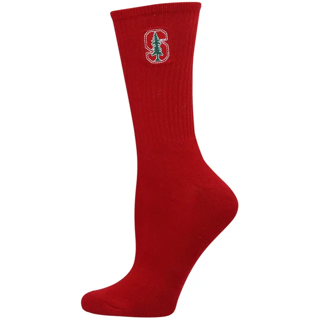 Women's ZooZatz Red/White Louisville Cardinals 2-Pack Quarter-Length Socks