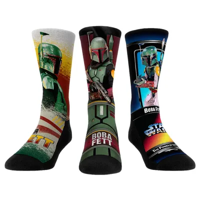 Boba Fett Star Wars Rock Em Socks Unisex Three-Pack Crew Set