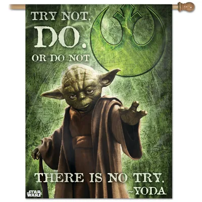 Star Wars WinCraft Yoda 28'' x 40'' Single-Sided Vertical Banner