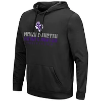Men's Colosseum Black Stephen F Austin Lumberjacks Lantern Pullover Hoodie