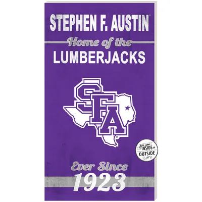 Stephen F Austin Lumberjacks 11" x 20" Indoor/Outdoor Home Of The Sign