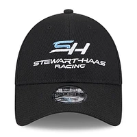 Men's New Era  Black Stewart-Haas Racing 9FORTY Adjustable Hat