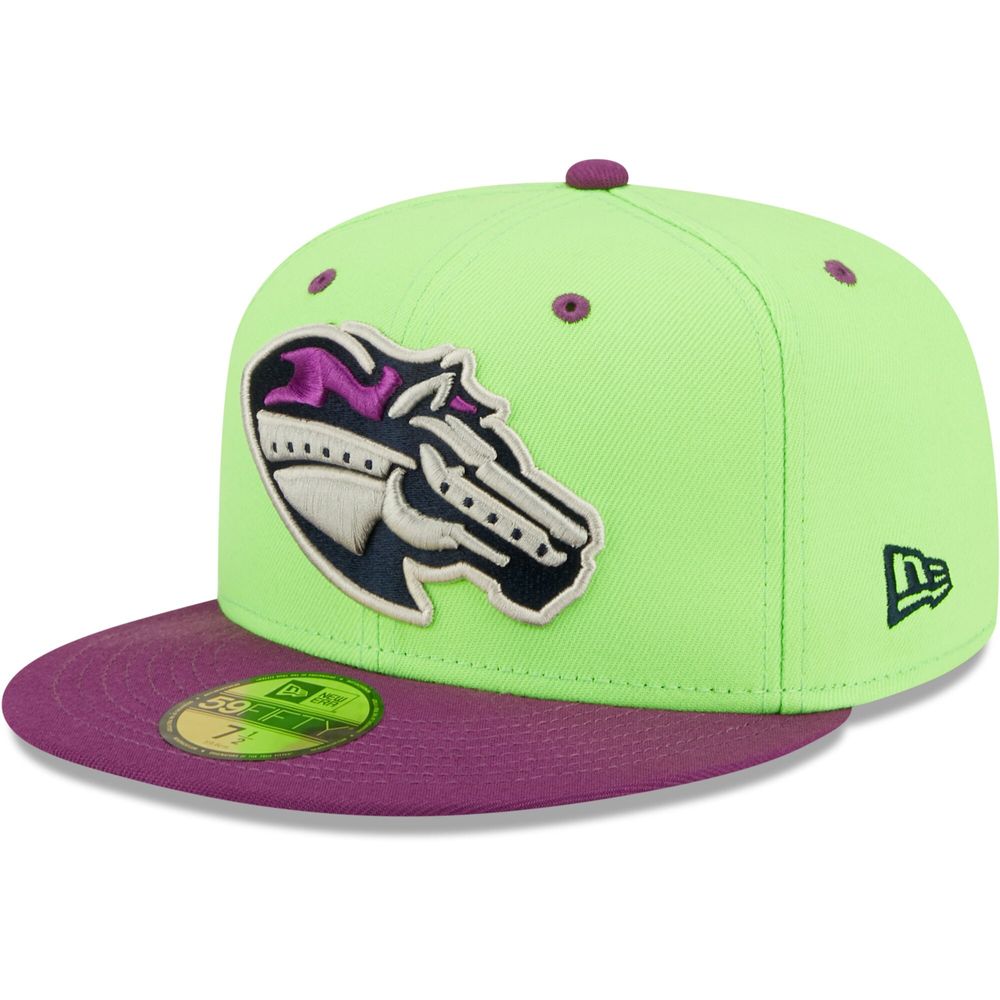 Men's New Era Green/Purple Caballos De Stockton Copa La Diversion 59FIFTY Fitted Hat