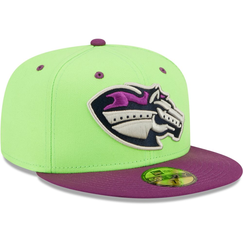 Men's New Era Green/Purple Caballos De Stockton Copa La Diversion 59FIFTY Fitted Hat