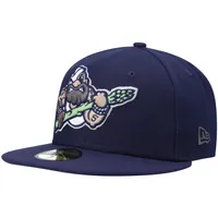 Casquette ajustée pour homme Stockton Ports Authentic Collection Team Alternate 59FIFTY New Era bleu marine