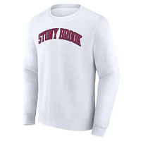 Sweat-shirt à capuche avec nom court pour homme Fanatics White Stony Brook Seawolves