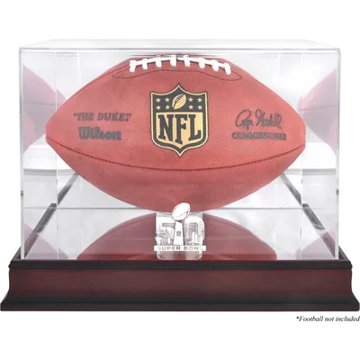 Fanatics Authentic Super Bowl 50 Mahogany Football Logo Display Case