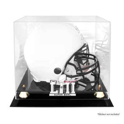 Fanatics Authentic Super Bowl LII Golden Classic Helmet Logo Display Case