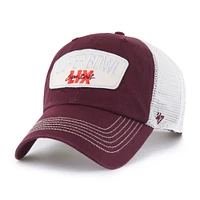 Casquette ajustable Carver Clean Up Maroon Super Bowl LIX pour homme '47