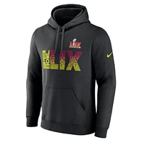 Sweat à capuche en polaire Nike Super Bowl LIX Club pour homme