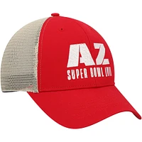 Men's '47 Red/Natural Super Bowl LVII Flagship Wash MVP Snapback Hat