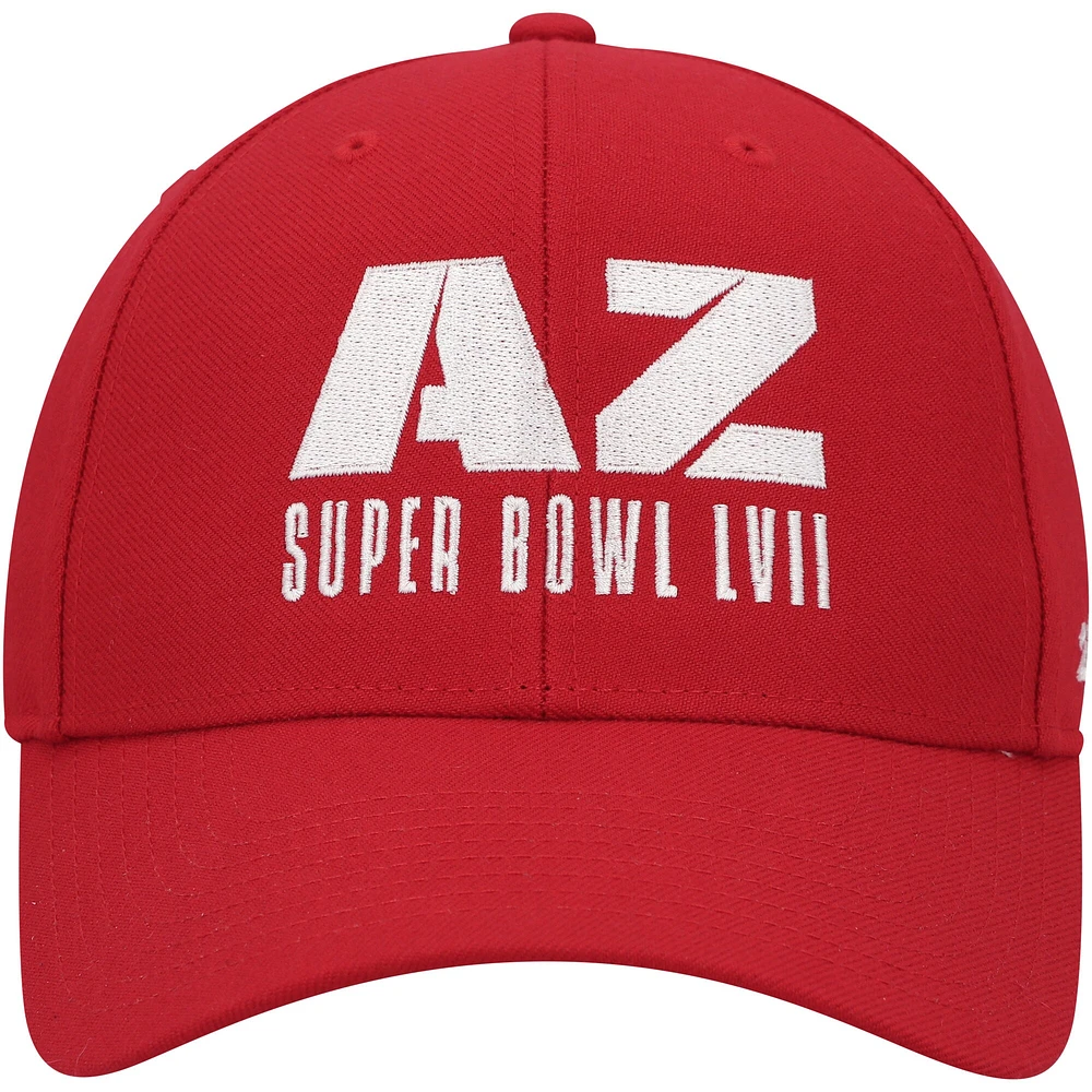 Casquette ajustable '47 Red Super Bowl LVII MVP Script pour homme