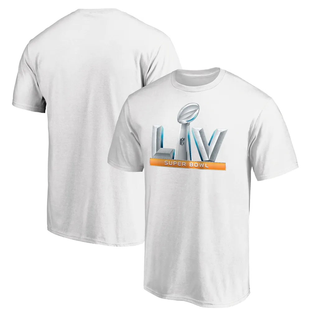 Fanatics Branded Men's Fanatics Branded White Super Bowl LV Logo Upper T- Shirt