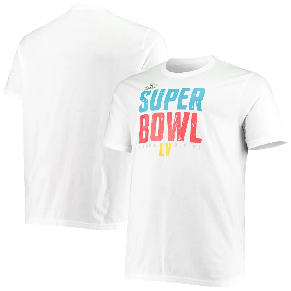 Lids Fanatics Branded Super Bowl LV Tampa Bay Logo T-Shirt - White
