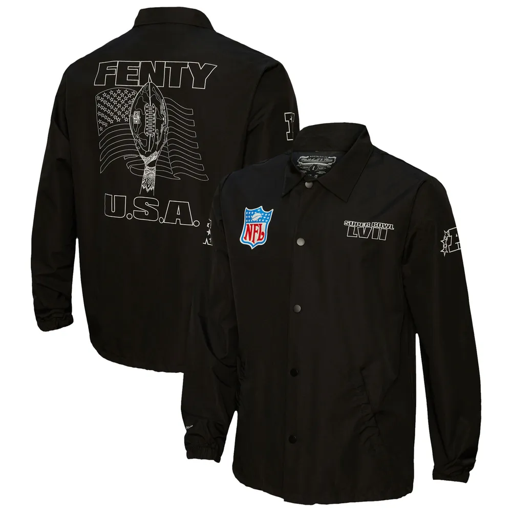 Lids FENTY for Mitchell & Ness Unisex Super Bowl LVII Full-Snap Coaches  Jacket - Black