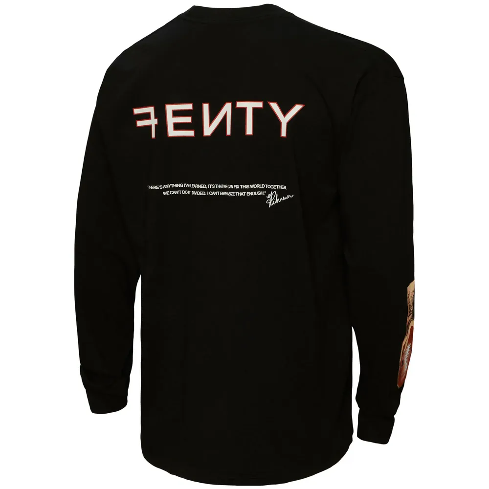 Unisex FENTY for Mitchell & Ness Black Super Bowl LVII Icon T-Shirt