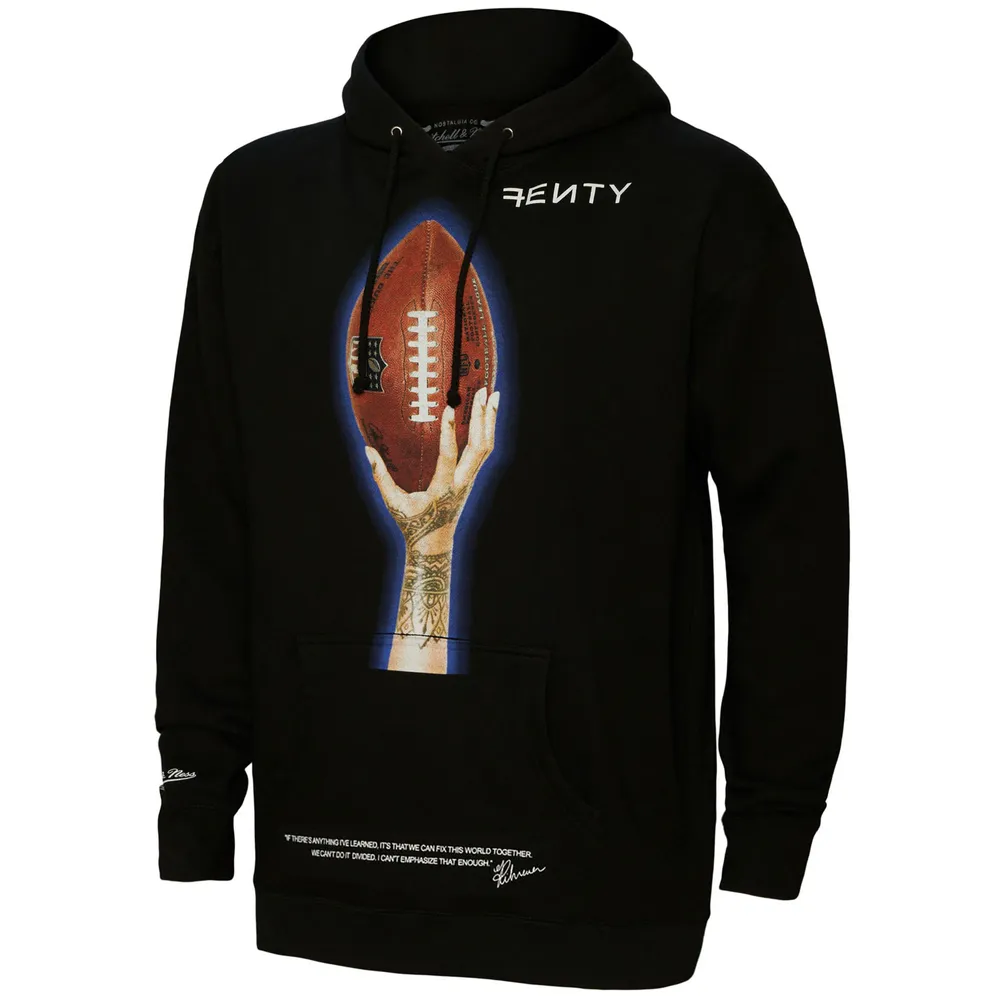 Mitchell and Ness Fenty Super Bowl LVII Icon Pullover Hoodie White