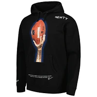 Sweat à capuche unisexe FENTY pour Mitchell & Ness Black Super Bowl LVII Icon