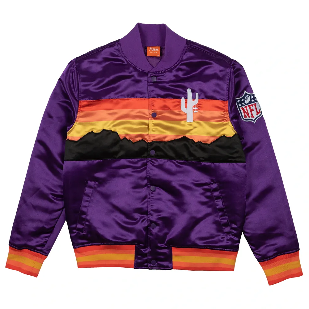 Lids Manor Unisex Super Bowl LVII NFL Origins Full-Snap Camelback Jacket -  Purple