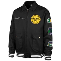 Unisex Stoney Clover Lane x '47 Black Super Bowl LIX Showstopper Homestead Full-Zip Jacket