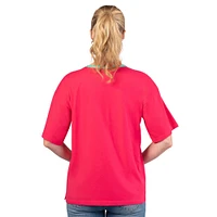 Women's G-III 4Her by Carl Banks Red Super Bowl LIX MVP Oversized T-Shirt