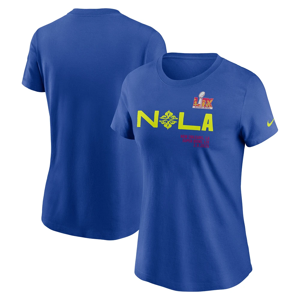 Women's Nike Royal Super Bowl LIX T-Shirt