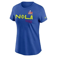 Women's Nike Royal Super Bowl LIX T-Shirt