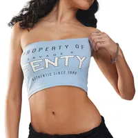 Women's Savage x FENTY Rihanna Blue Game Day LVII Tube Top