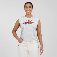 Women's WEAR by Erin Andrews Heather Gray Super Bowl LIX Cinched Tank Top