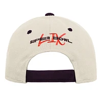 Casquette ajustable blanche Super Bowl LIX pour jeunes