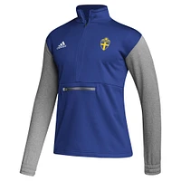 Sweat à capuche avec écusson de l'équipe nationale royale Suède adidas pour hommes