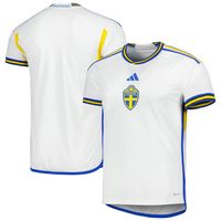 Men's adidas White Sweden National Team 2022/23 Away Replica Jersey