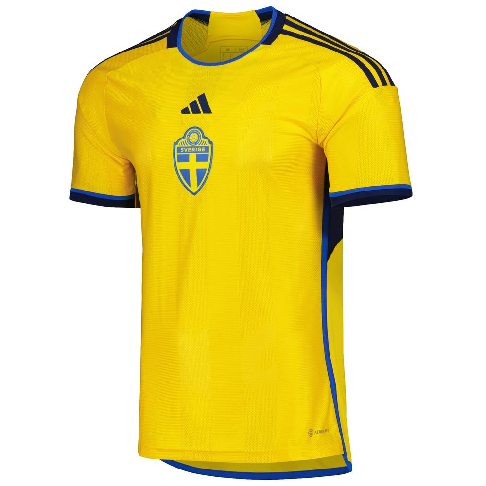 Men's adidas Yellow Sweden National Team 2022/23 Home Replica Jersey