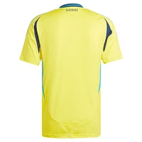 Men's adidas  Yellow Sweden National Team 2024 Home Replica Jersey