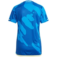 Maillot adidas Équipe nationale suédoise royale 2023 extérieur pour femme